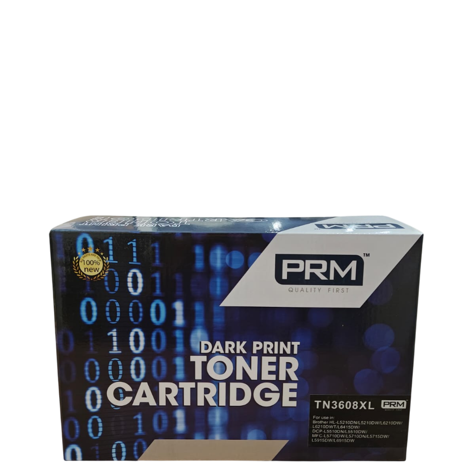 PRM BROTHER TN 3608 XL Toner Cartridge (With Chip)
