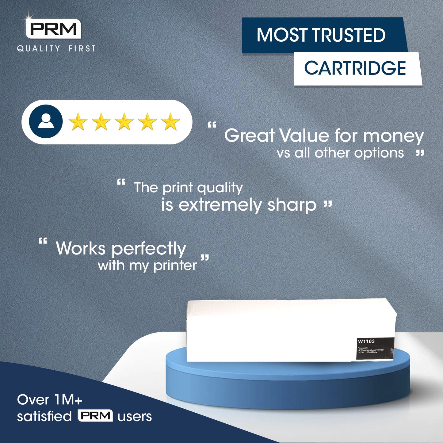 PRM HP 103A W1103 Toner Reload Kit