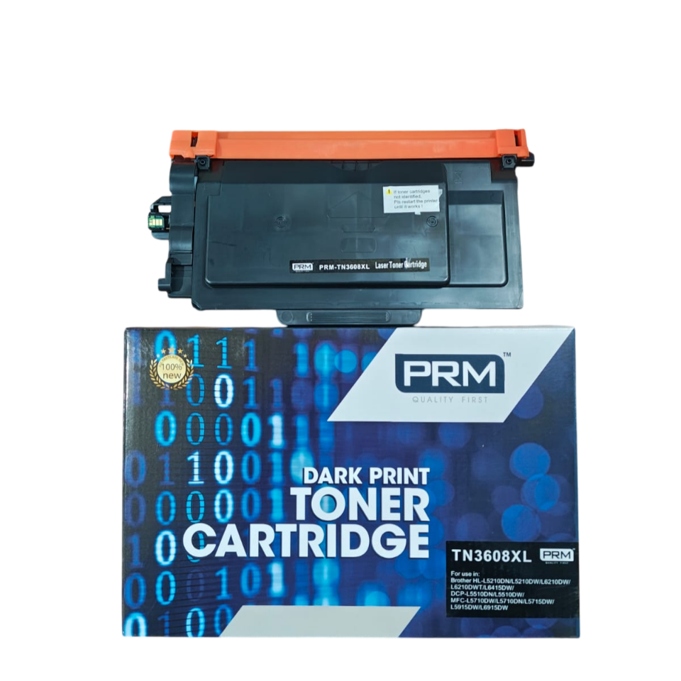 PRM BROTHER TN 3608 XL Toner Cartridge (With Chip)