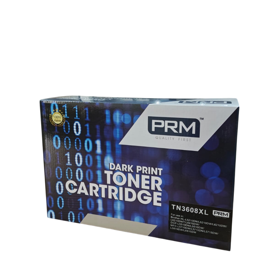 PRM BROTHER TN 3608 XL Toner Cartridge (With Chip)