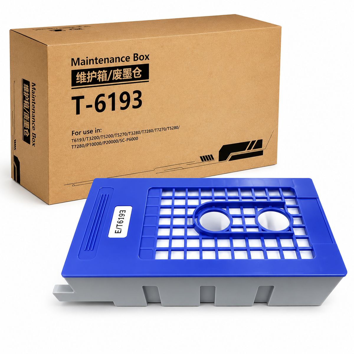 Epson T6193 Maintenance Box Compatible for SureColor SC-T3000 / SC-T5000 / SC-T7000 / SC-F6000 / SC-P10000 | PRM